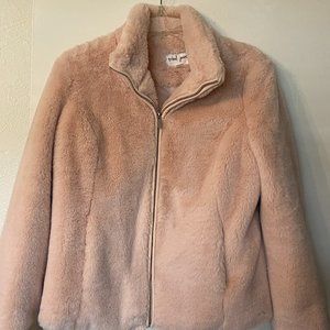 Tribal Jeans Faux Fur Bomber Jacket M